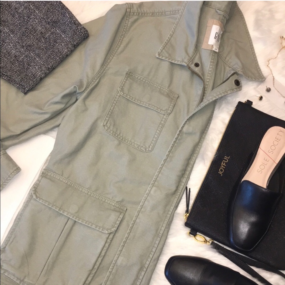GAP Olive Military style Jacket